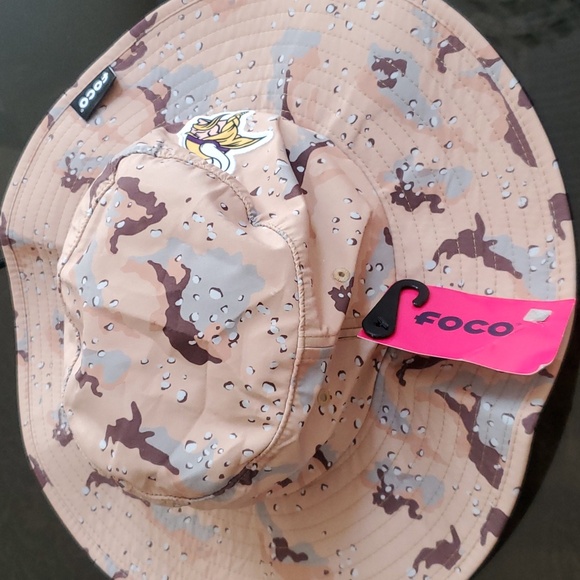 BNWT foco men's NFL team logo sport sun bucket Boonie hat - Picture 2 of 8